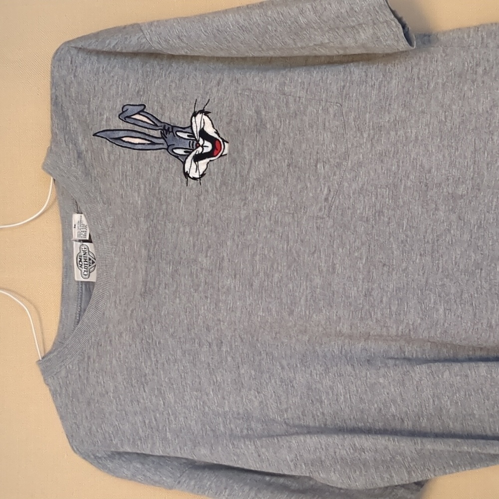 Acme Clothing Loony Toons 1991 Bugs Bunny Embroidered Pocket T-Shirt Size M